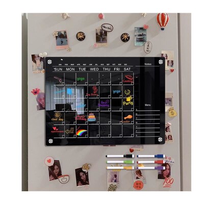 Magnetic acrylic message board magnetic refrigerator magnets