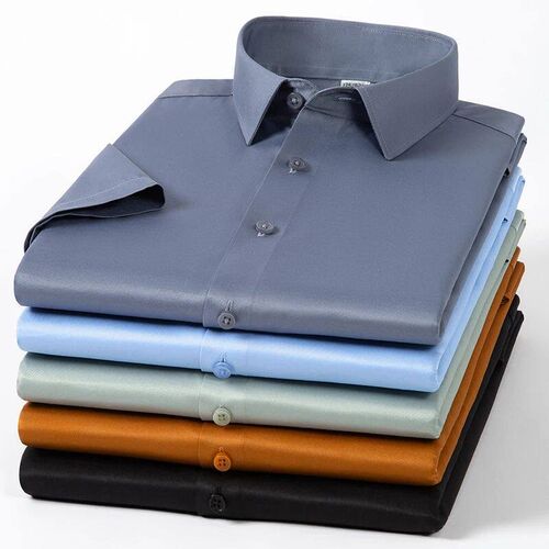 2023 Summer Short Sleeve High Density Silky Material Solid