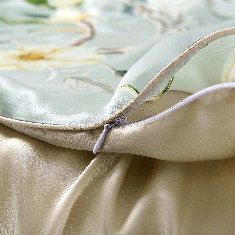 枕水人家100%真丝被数码喷绘面宽幅桑蚕丝床品件丝绸被罩,床上用品,被套,淘宝优惠券,粉丝福利购,淘宝优惠卷