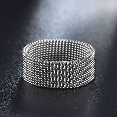2024 New 8mm Wide Stainless Steel Rings Titanium Couple Ring