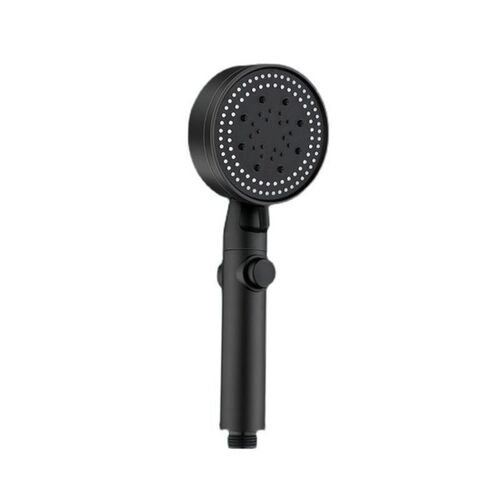 Shower Head Water Saving Black 5 Mode Adjustable High