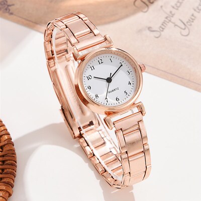 New Women Watches Gold Silver Ladies Bracelet Watch Womens Q