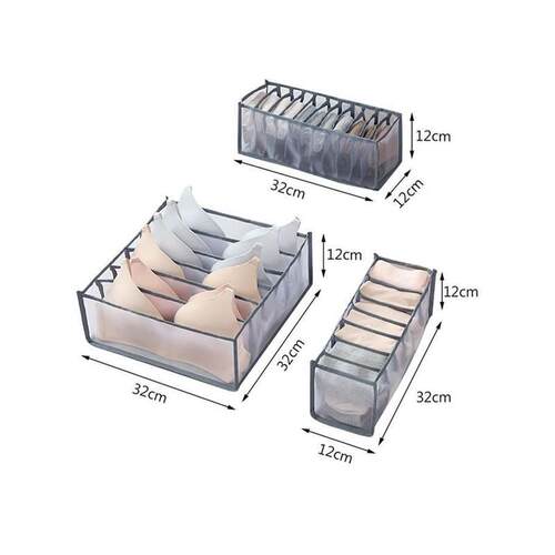 Underwear bra storage box mesh finishing box closet organize