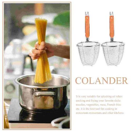 4 Pcs Noodle Cooking Basket Stainless Steel Filter Pasta