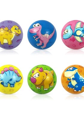 Funny Cartoon Dinosaur Bouncy Balls Dino Party Gifts Jumping
