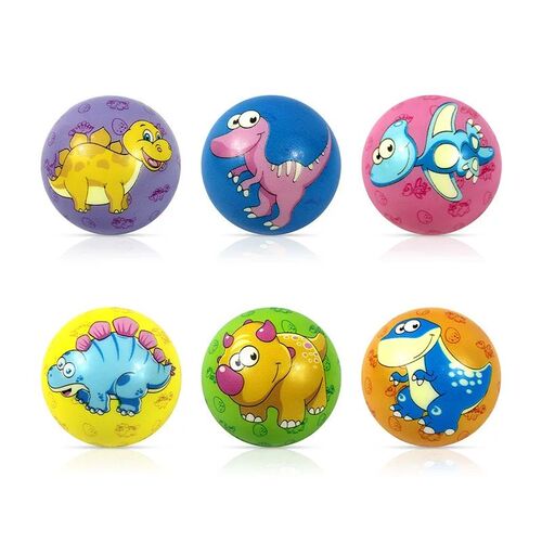 Funny Cartoon Dinosaur Bouncy Balls Dino Party Gifts Jumping