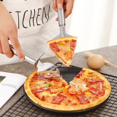2Pcs Cake Shovel Bread Pizza Knife Dessert Cutter Wedding