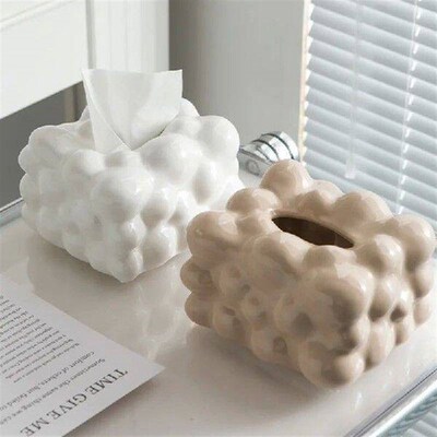 Creative Irregular Spherical Extractable Tissue Box Desktop