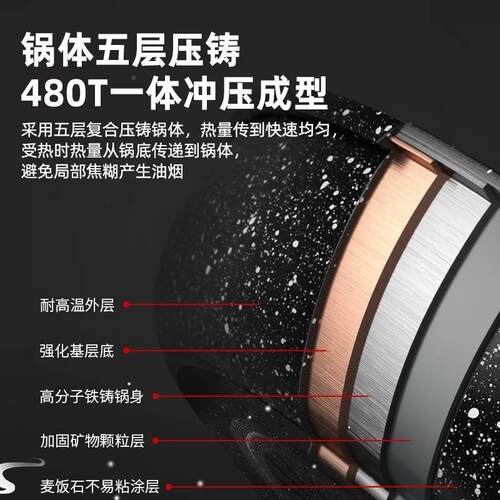cooking pot 3set frying pan soup non stick tool pot