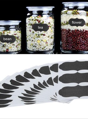 40pcs/48Pcs/36PCS Waterproof Chalkboard Kitchen Spice Label