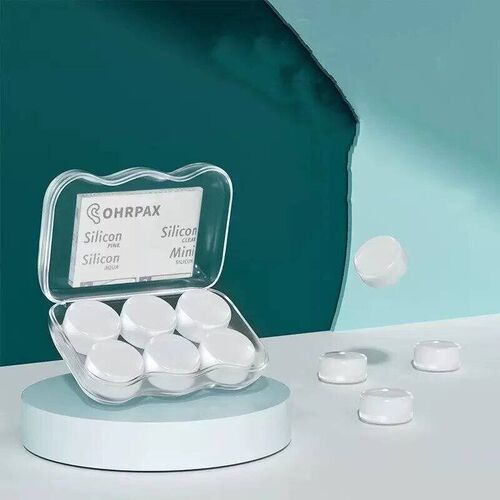 Soft Silicone Earplugs Wax Ear Plugs Reusable Noise Cancelli