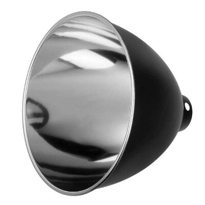 Reptile Heat Lamp Shade Reflector Cover Black Protector for