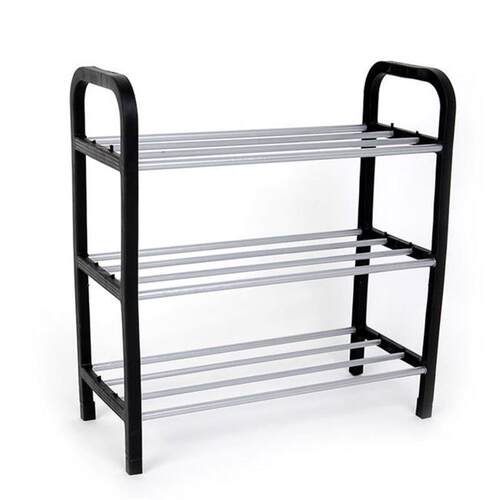 Easy Assembled Light Plastic 3 Tier Shoe Rack Shelf Storage
