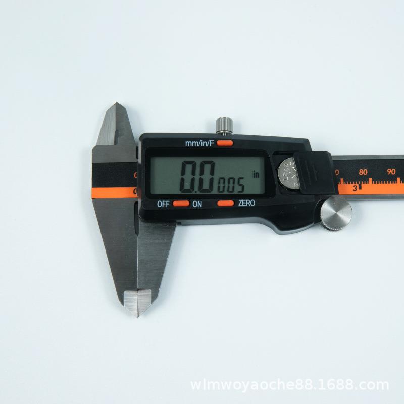 Electronic stainless steel vernier caliper with score卡尺 - 实物图