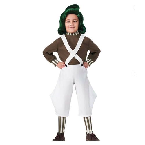 Kids Wonkka Oompa Cosplay Loompa 2023 Movie Chocolate Factor