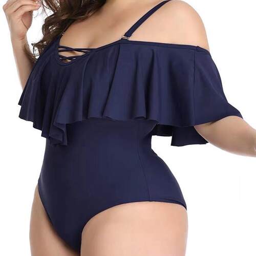 Plus Size fat swim suit Swimsuit big Women bikini Swimwear 1