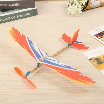 Rubber bands power planes Hand Launch Throwing Foam Inertial