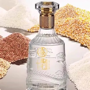 五粮液股份出品兴隆水晶至尊送礼宴请500ml亚克力配礼品袋E4