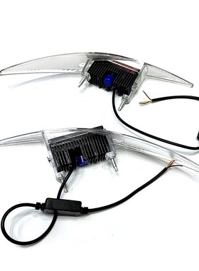 适用德龙M X3000遮阳板罩LED射灯L X5000改装远近可调高亮聚光