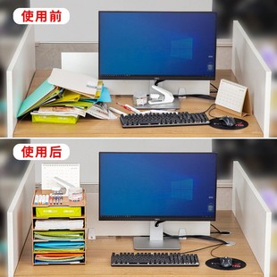 多层文件架A4文件收纳架子置物架桌面文件收纳文件架资料架办公桌