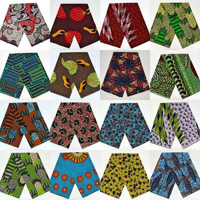 非洲蜡染布棉质量荷兰蜡染布african Holland wax fabric