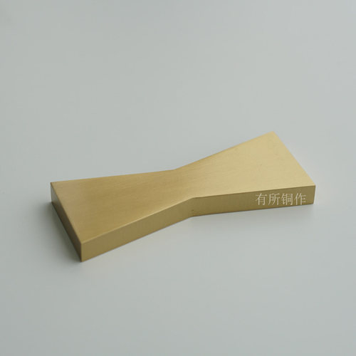 黄铜蝴蝶结铜榫蝴蝶榫燕尾榫木作大板台拼板补裂黄铜嵌入装饰铜饰