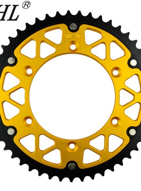 适配KLX400 DR350 DR-Z400 DRZ400大小齿轮 前后牙盘 链轮 大小飞