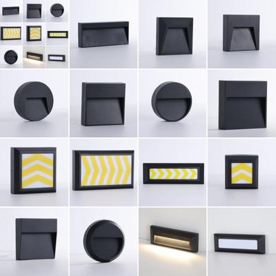 LED明装墙角壁灯汽车坡道指示地下室户外地脚楼梯踢脚超薄踏步灯