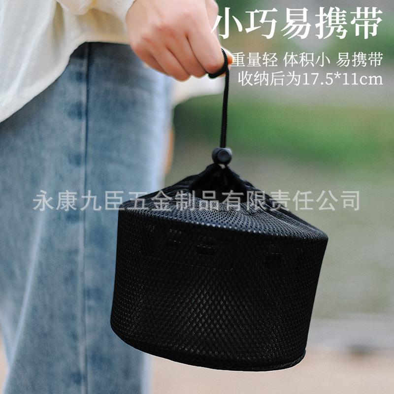 户外便携式分体可折叠柴火炉子野餐露营烧水取暖炉具镀锌碳钢耐用图片