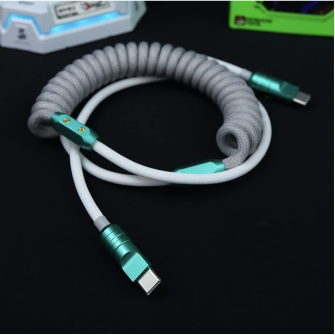 湖中骑士手工DIY充电数据线冲电线27w拼色快充弹簧湖中骑士65W快,模玩/动漫/周边/娃圈三坑/桌游,国创拼装/成品机甲,淘宝优惠券,粉丝福利购,淘宝优惠卷