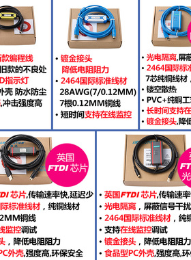 USB转串口线RS232转换线CS1W-CIF31/USB-CIF31编程电缆通讯下载线