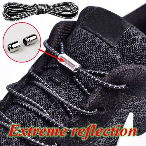 Reflective Shoelaces Without Ties No Tie Shoe Laces Elastic