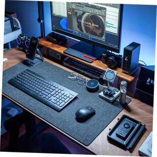 XXL Table mouse Desk Computer Office Large mat pad Felt Wool
