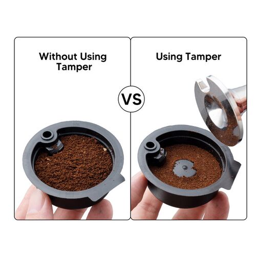 Capsule tampering 60ML / 180ML Reusable Coffee Capsule Pods