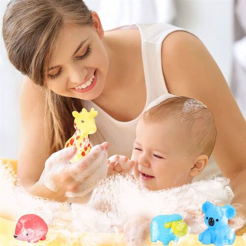 Baby Bath Toys Cute Sea Animals Preschool Toy Colorful Soft