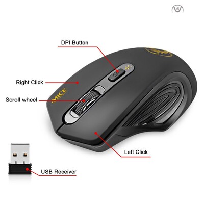 USB Wireless mouse Optical Computer Mouse 2.4GHz Mice 鼠标