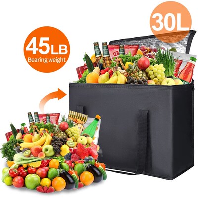 Picnic Cooler Bag Grocery Shopping Bags Food Delivery