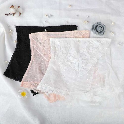 Solid Color Womens Abdominal High Waist Embossed Womens Po