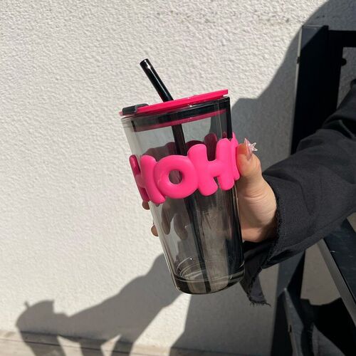 Internet Celebrity Letter Cup Ins Style High-looking Glass W