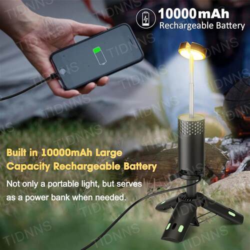 Telescopic Camping Light Rechargeable Fishing Lantern Dimmin
