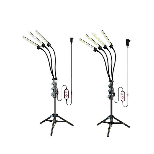 Plant Growth Four Head LED Plant Grow Lamp With Clip 360-deg