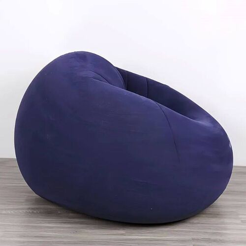 Lazy Inflatable Sofa Chair PVC Seat Washable Bean Bag Sofa B