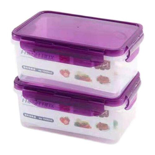 plastic food fruit storage box container lunch fridge big