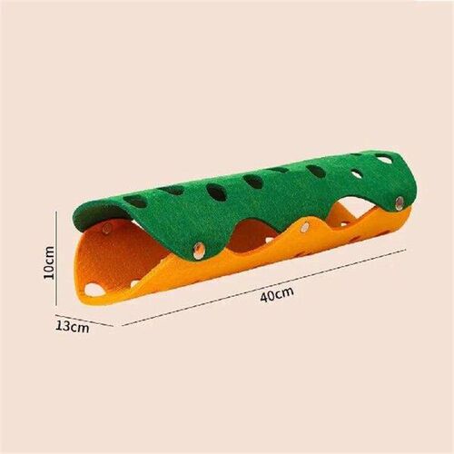 Cute Felt Pet Tunnel Toys Carrot Stump shape Washable
