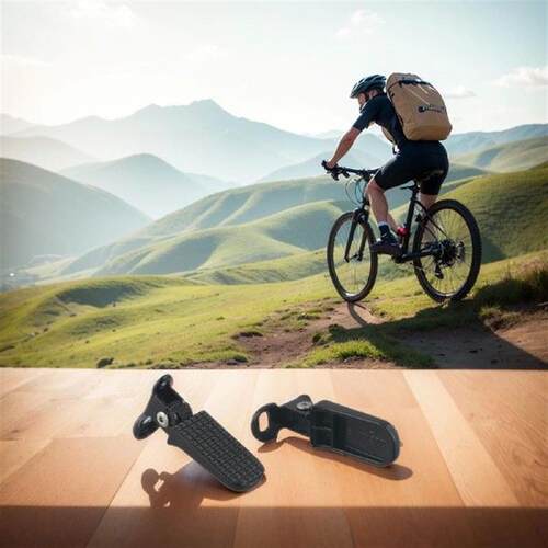 1 Pair Bike Rear Pedal Bicycle Rear Foldable Foot Peg Anti
