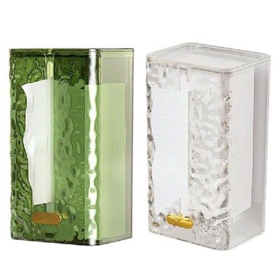Portable Rectangular Tissue Box Desktop Home Decorations