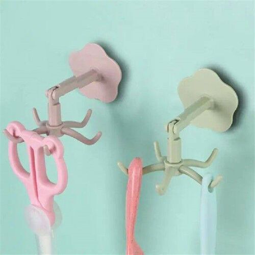 1/2/3PCS 5-claw Hook Multifunctional 360  Rotating Save