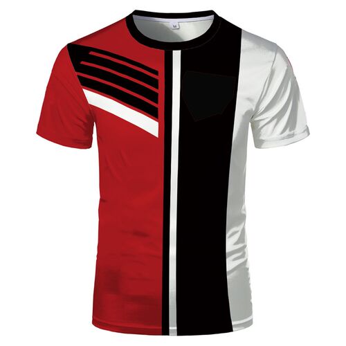 3D Digital Summer Hot Sale Fashion Short Sleeve Slim Comfort