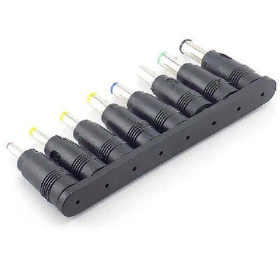 8pcs Universal Laptop DC Power Supply Adapter Connector