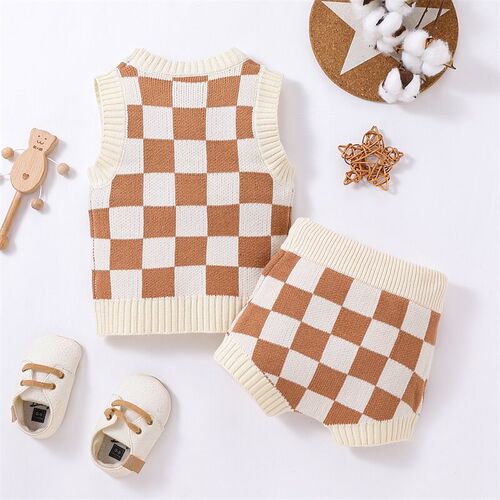 Newborn Baby Boys Girls Two Pieces Clothes Outfits O-neck Sl
